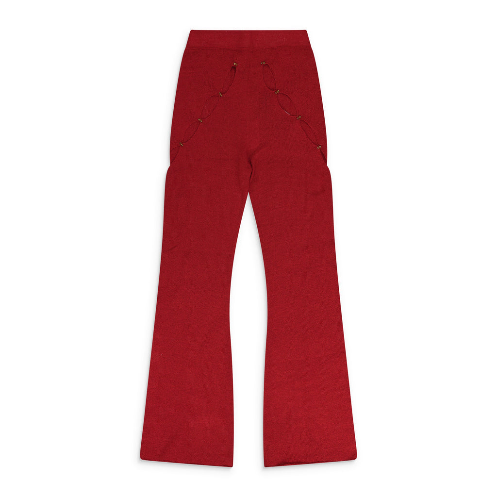 Red Knit Pants