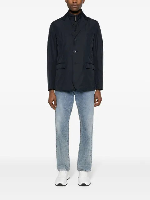 Herno Byron layered single-breasted blazer
