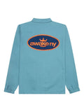 Awake NY logo-patch twill jacket