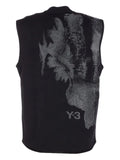 Y-3 zip-front vest