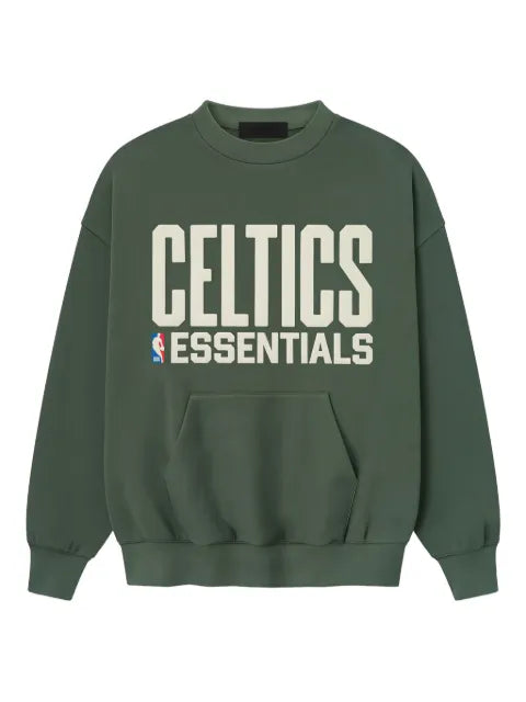 FEAR OF GOD ESSENTIALS shamrock graphic crew neck