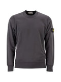 Stone Island 6100060 organic cotton fleece regular-fit crewneck sweatshirt with raglan sleeves