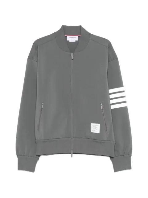 Thom Browne 3M reflective 4-Bar tech bomber