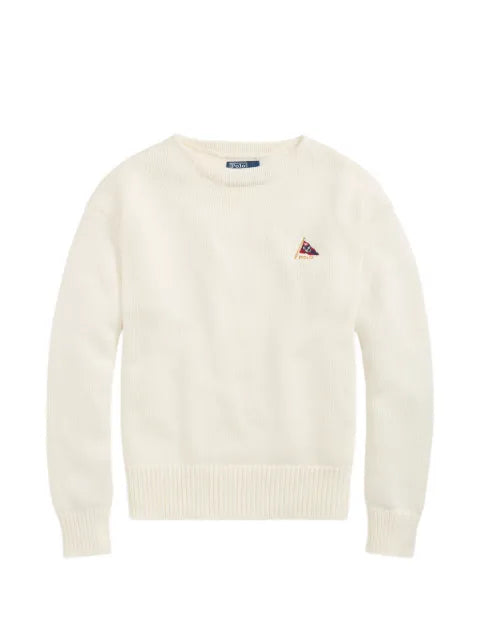 Polo Ralph Lauren logo-embroidered knit sweater