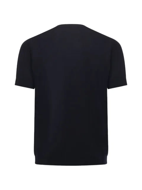 ALPHA STUDIO short-sleeved crew-neck sweater