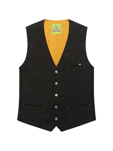 Shanghai Tang button-up tailored waistcoat