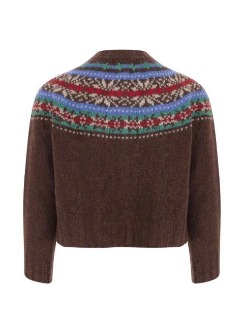 Howlin' Fair Isle virgin wool cardigan