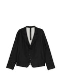Forme D'expression crinkled-finish single-breasted blazer