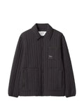 Maison Kitsuné quilted logo-patch jacket