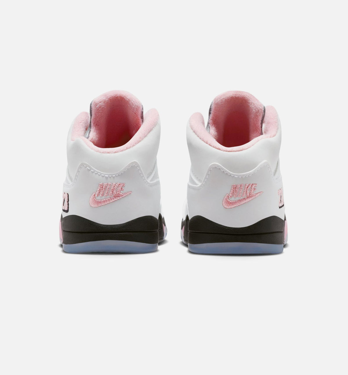 Air Jordan 5 Retro Medium Soft Pink Infant & Toddler Lifestyle Shoes - White/Black/Medium Soft Pink