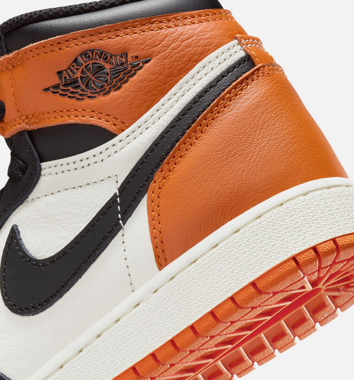 Air Jordan 1 Retro High OG Shattered Backboard Youth Sneakers - Black/Sail/Starfish