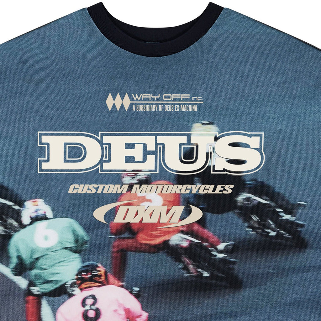 Deus Enduro Photo Ss Jersey: Blue