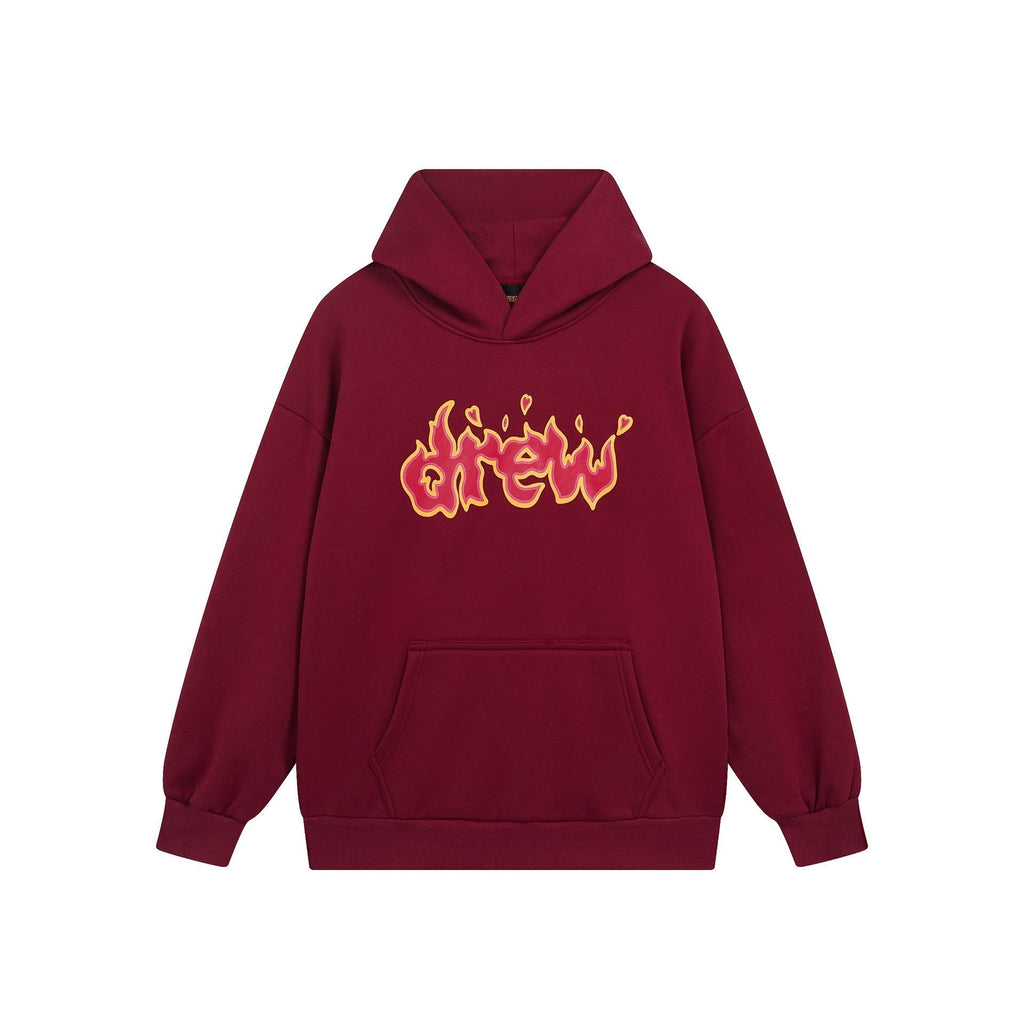 Drew House Hoodie Unisex Loose Casual Fleece Hoodie
