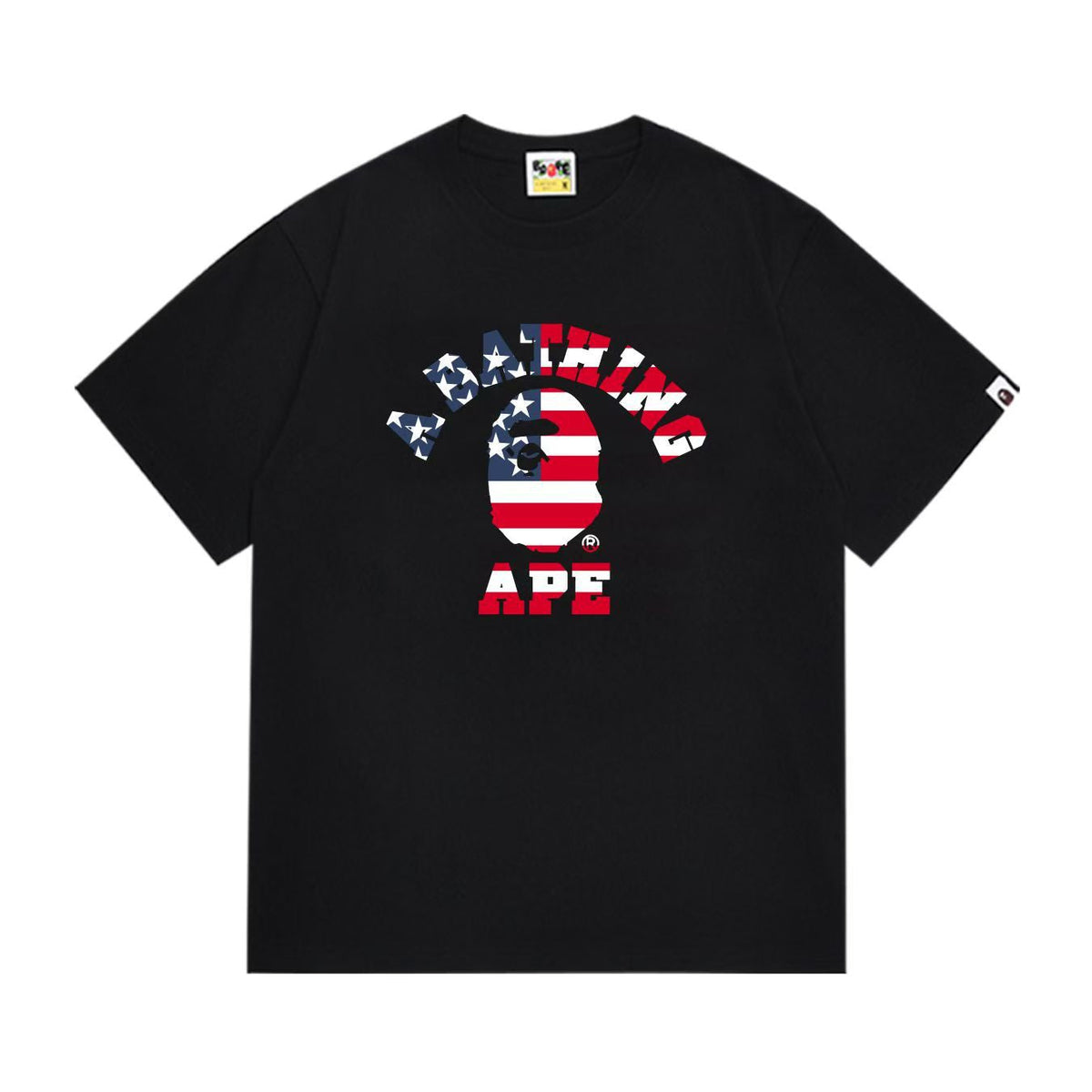 BAPE Ape Head Graphic Print Loose Unisex Streetwear T-Shirt