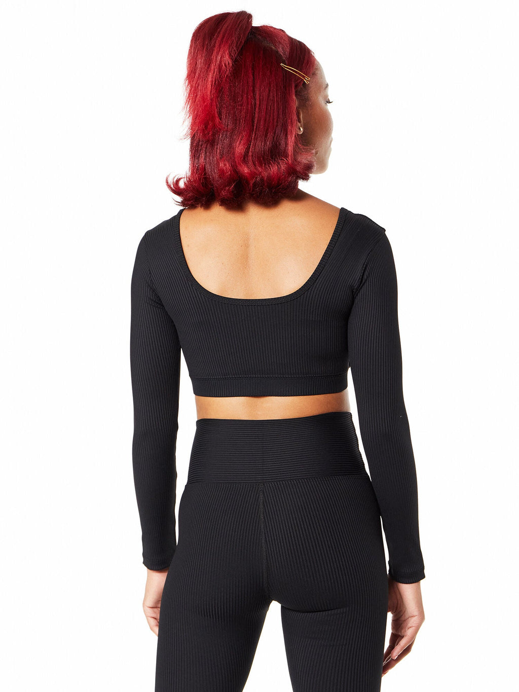RIBBED CROPPED LONGSLEEVE
