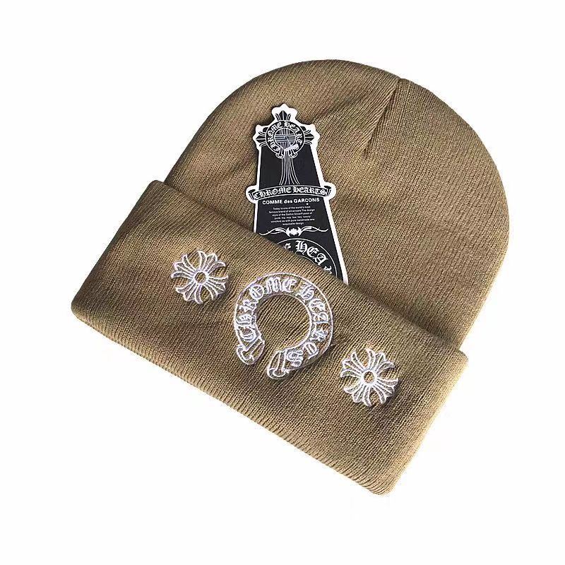 Chrome Hearts Horse Shoe Beanie Brown