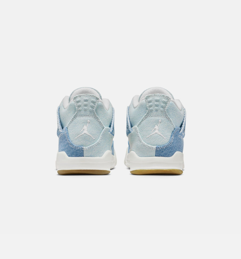 Air Jordan 4 Retro Worn Blue Preschool Lifestyle Shoe