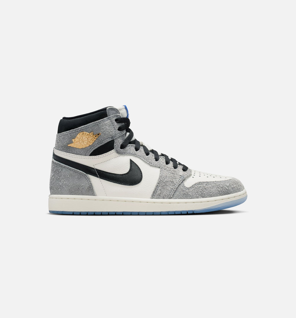 Air Jordan 1 Retro High OG Cool Grey Men's Sneakers - Cool Grey / Black / Sail / Royal Blue / White