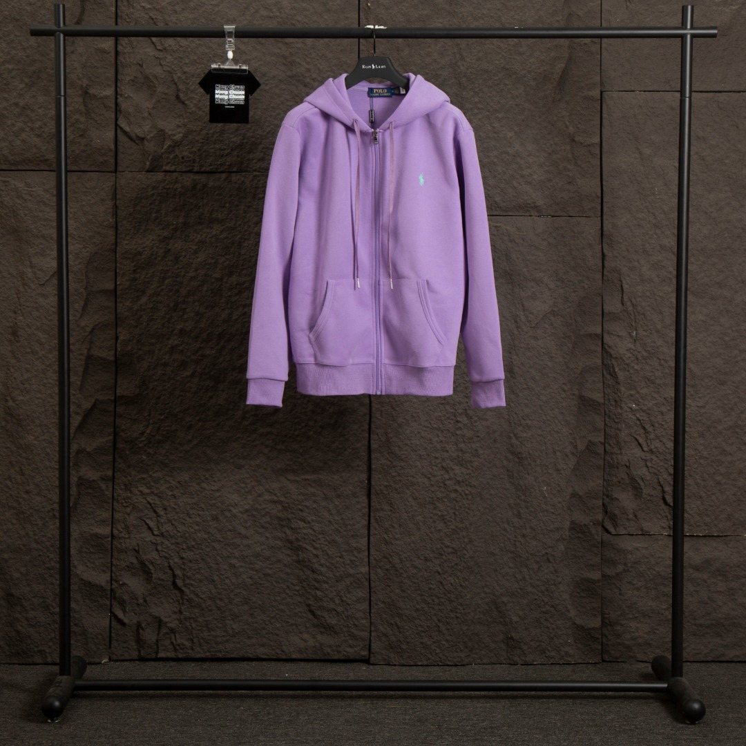 Ralph Lauren Brushed Cotton Full-Zip Hoodie