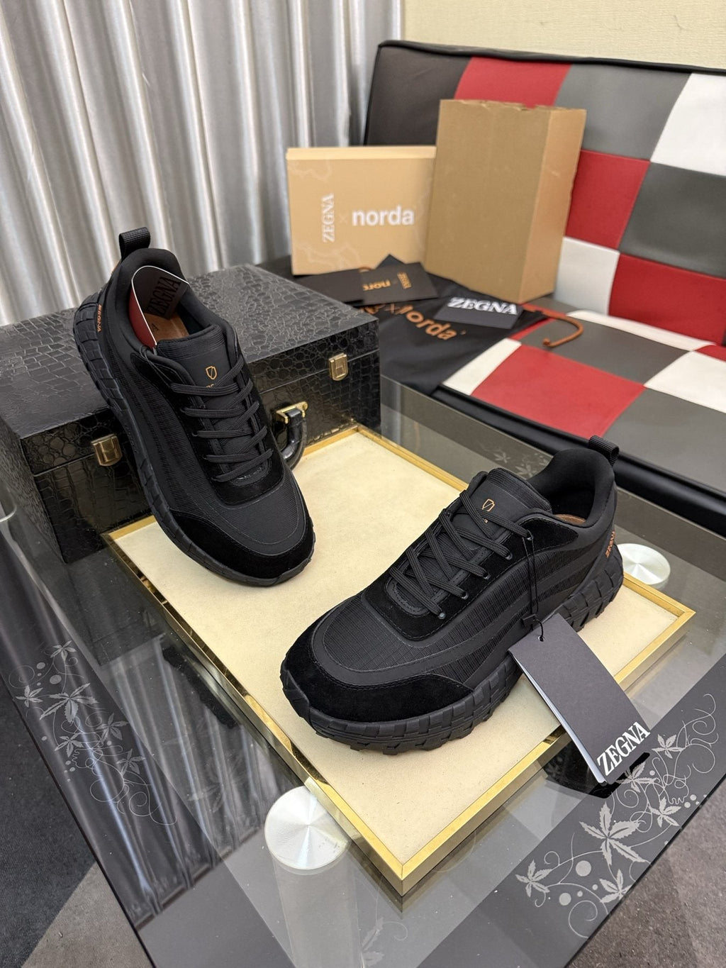 ZEGNA 001 Low-Top Running Shoes