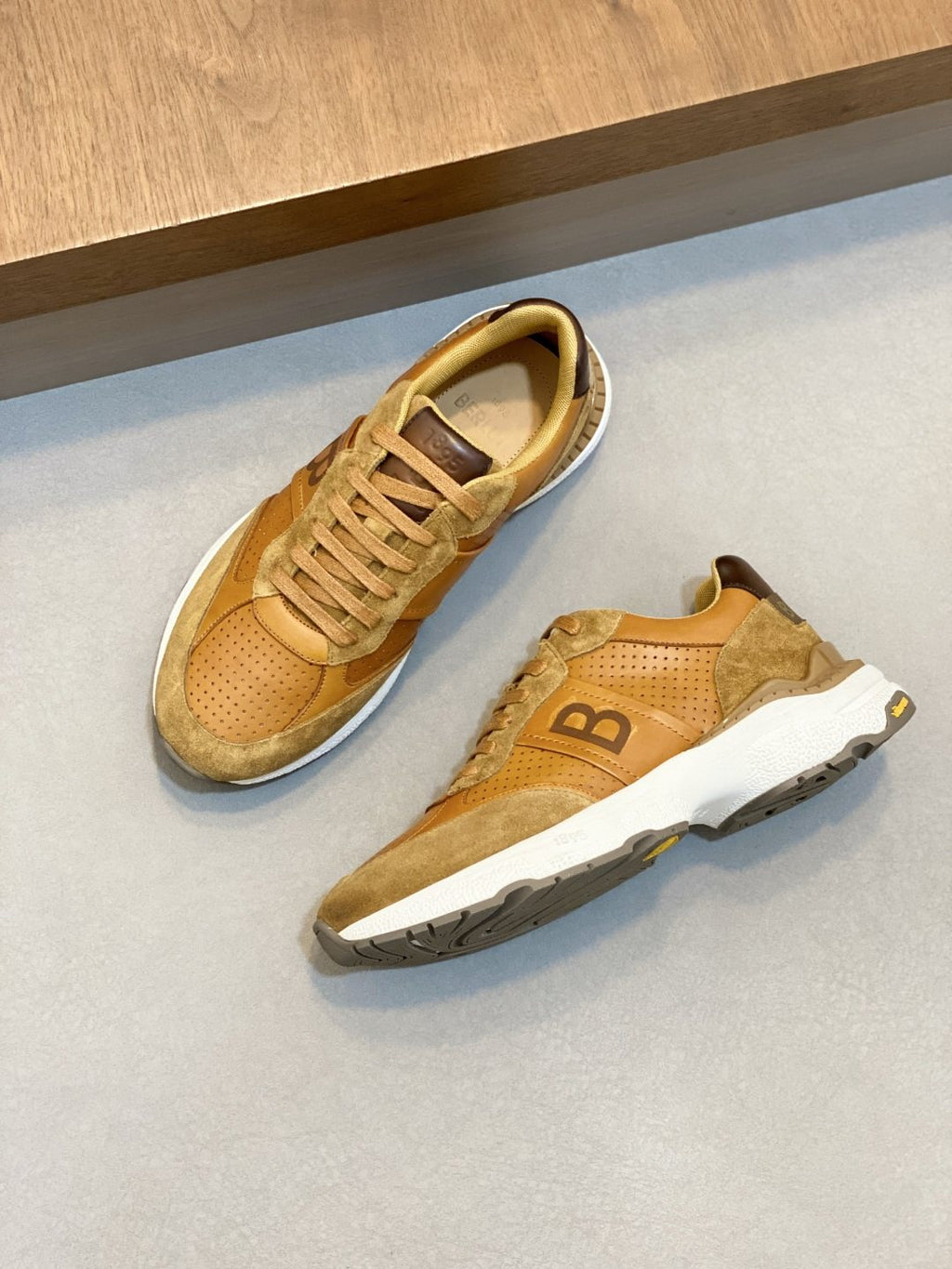 Berluti Sport Track Low-Top Sneakers